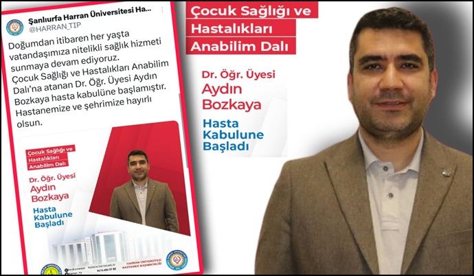 Çocuk Sağlığı Alanında Güçlü Adım: Dr. Aydın Bozkaya Hasta Kabulüne Başladı