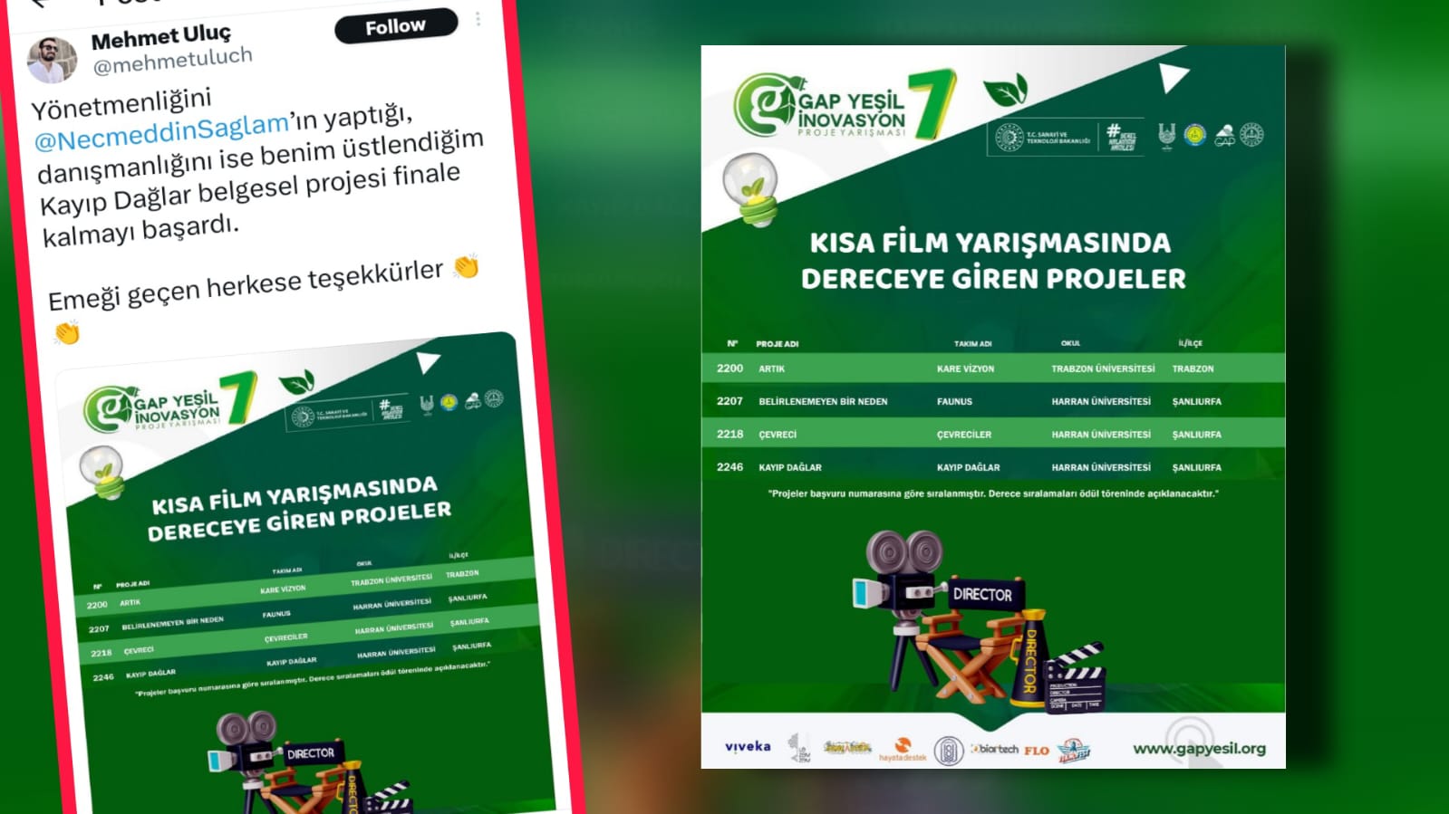 Necmeddin Sağlam’ın “Kayıp Dağlar” Projesi GAP Yarışmasında Finale Yükseldi