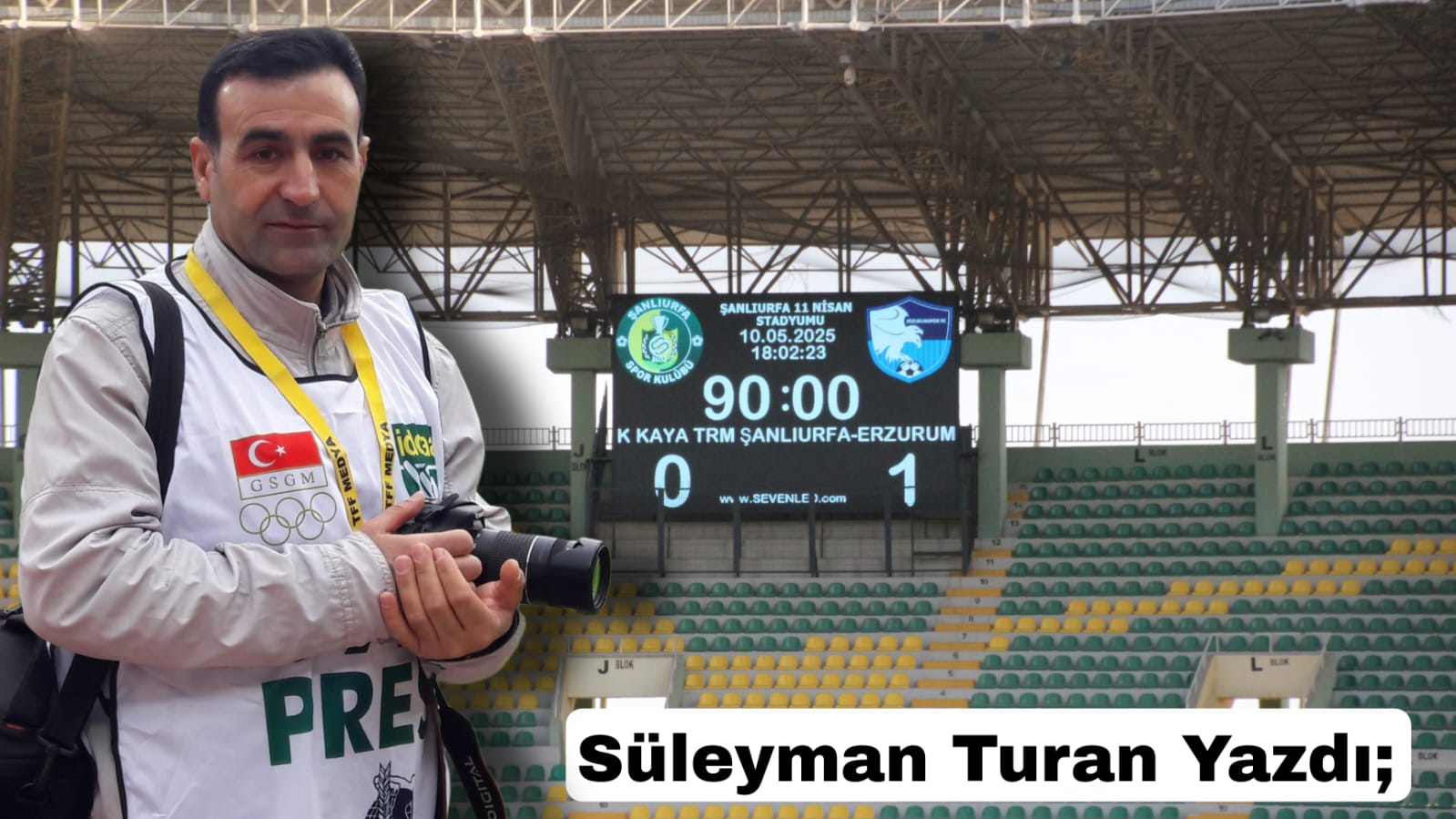Şanlıurfa, Sadece Şanlıurfaspor’u Değil Kendisini de 2. Lige Düşürdü