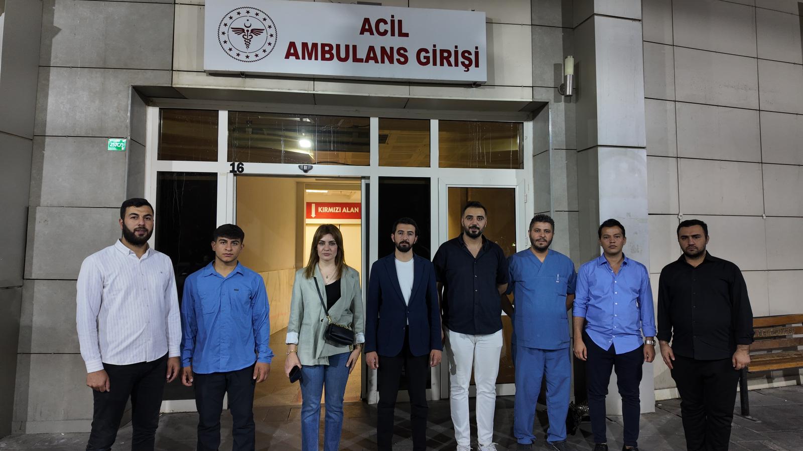 AK Parti Haliliye İlçe Gençlik Kollarından Hastane Ziyareti
