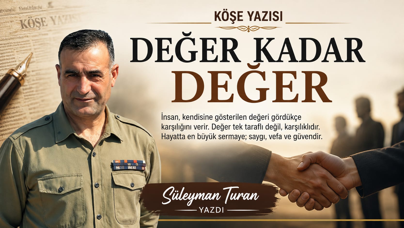 DEĞER KADAR DEĞER