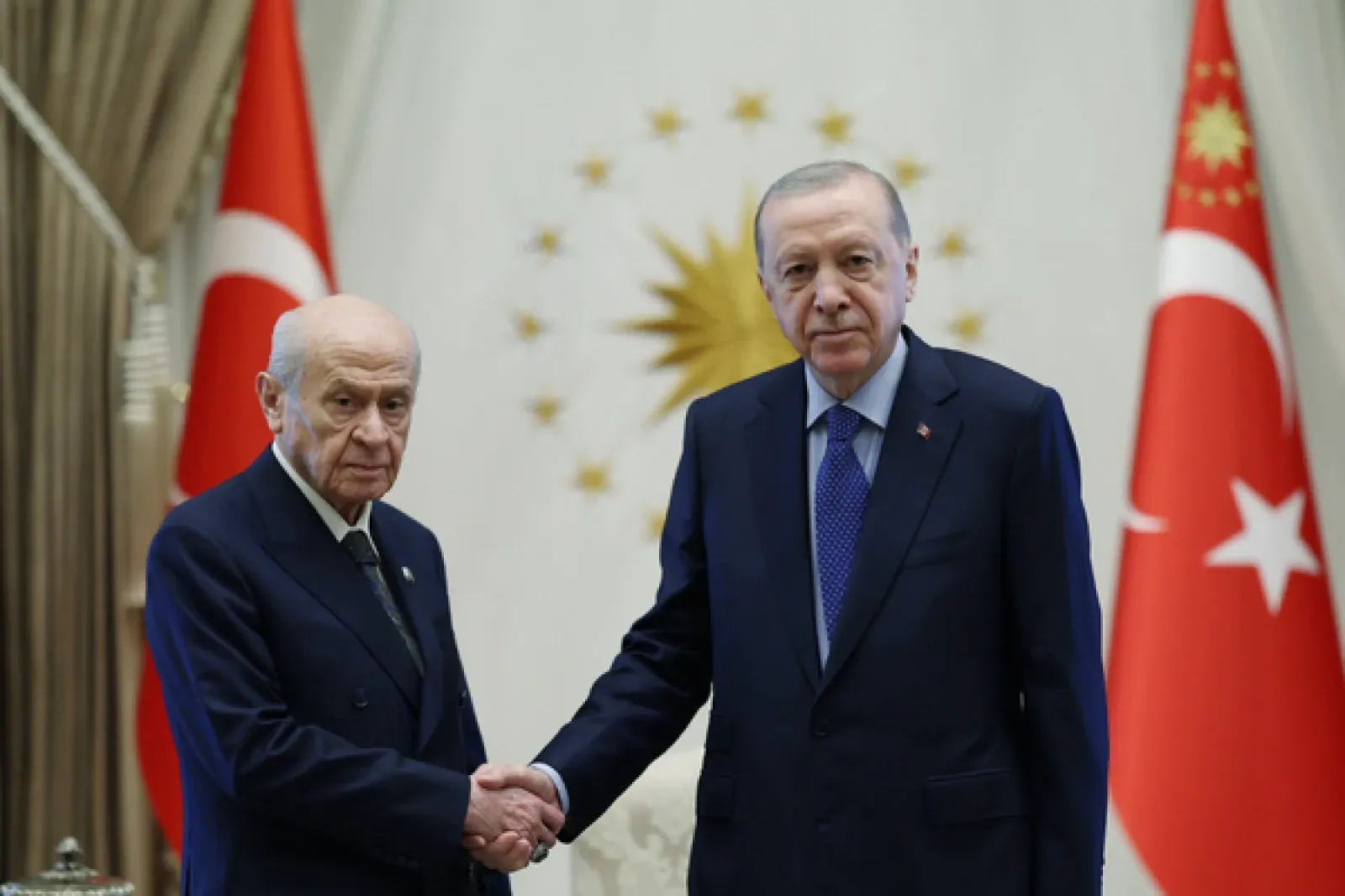 Cumhurbaşkanı Erdoğan, Devlet Bahçeli’yi kabul etti