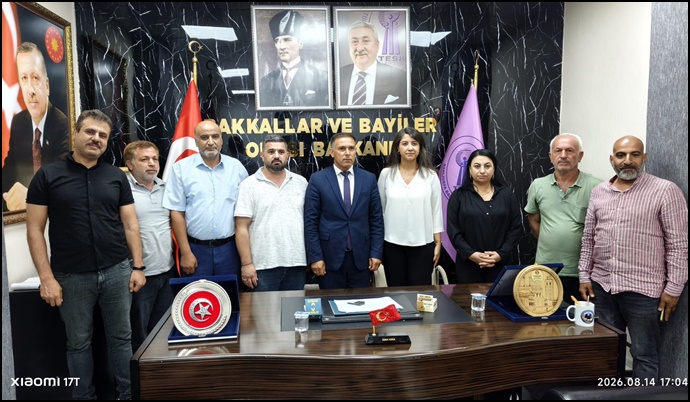 Bakkallar ve Bayiler Odası Başkanlığına Ayan’dan ziyaret