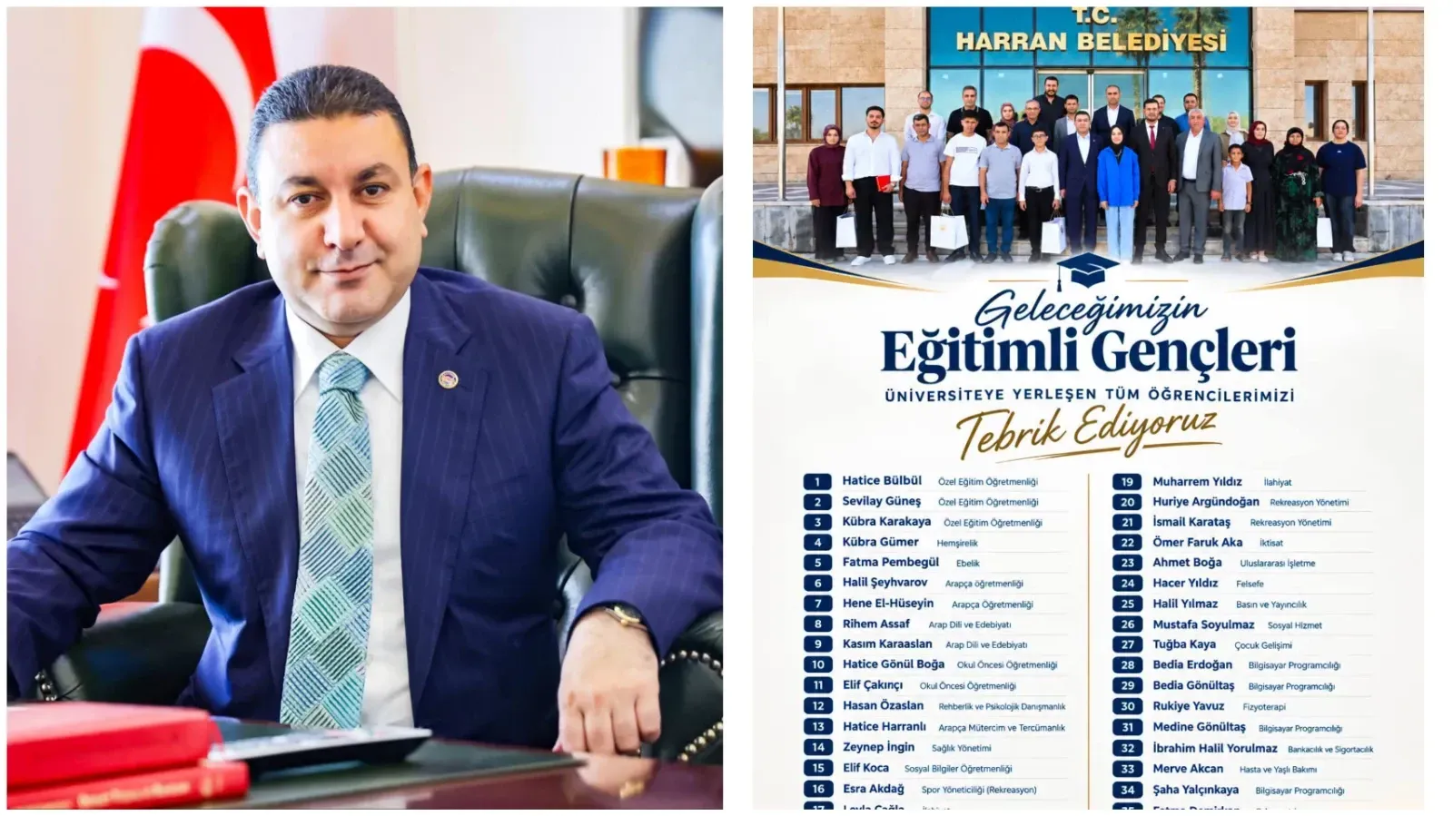 Başkan Özyavuz’dan Gençlere Tebrik