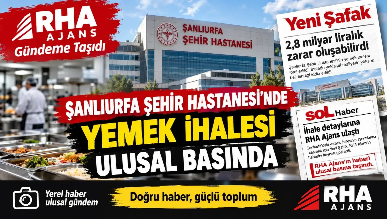 RHA Ajans Gündeme Taşıdı, Ulusal Basın Manşetine Taşıdı