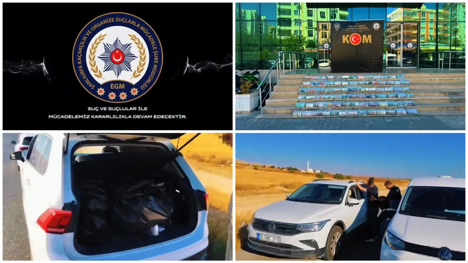 Şanlıurfa’da 4 Milyon TL Değerinde Kaçak Tütün Operasyonu: 2 Tutuklama