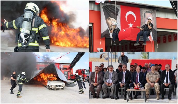  ŞANLIURFA’DA YENİ İTFAİYE İSTASYONU VE ŞUAK HİZMET BİNASI HİZMETE AÇILDI