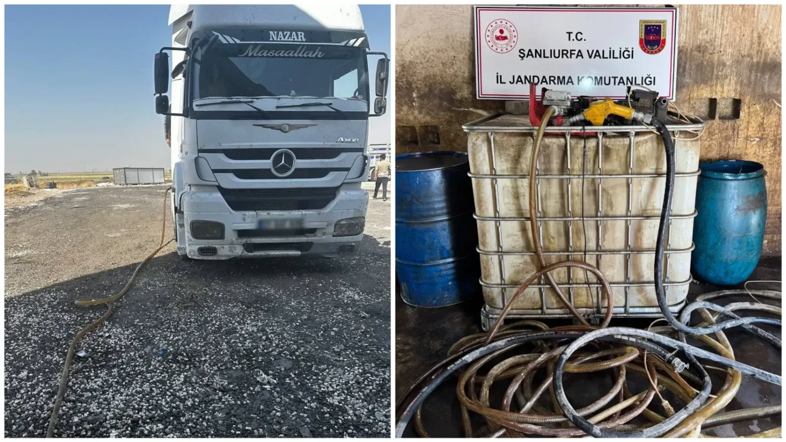 Viranşehir’de kaçak akaryakıt operasyonu: 1.250 litre ele geçirildi
