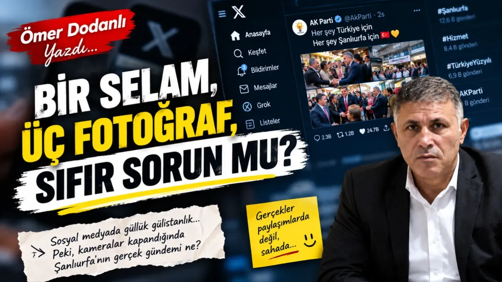 Bir Selam, Üç Fotoğraf, Sıfır Sorun mu?
