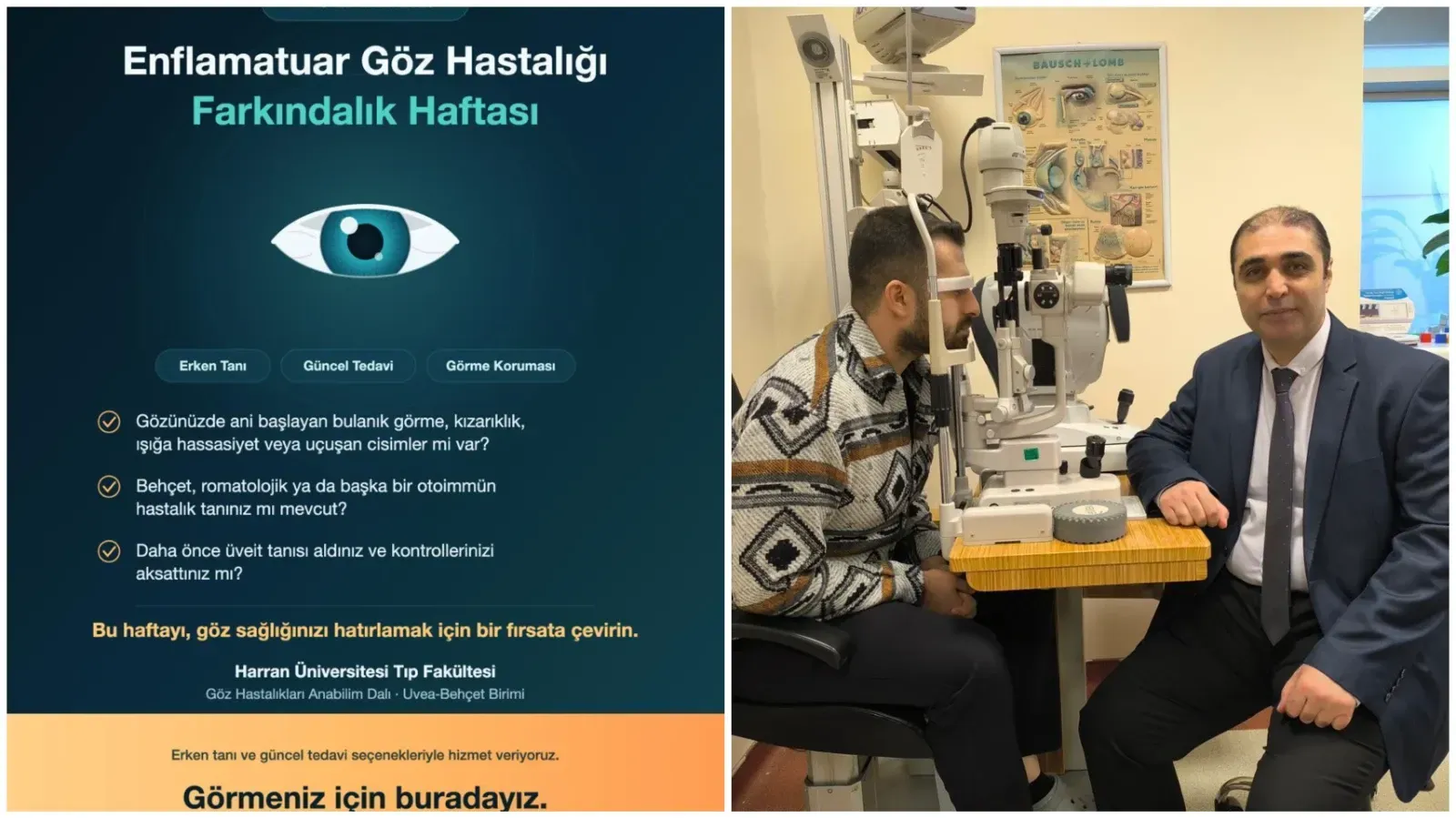 HRÜ Hastanesi’nden Göz Hastalıklarında Erken Tanı Uyarısı