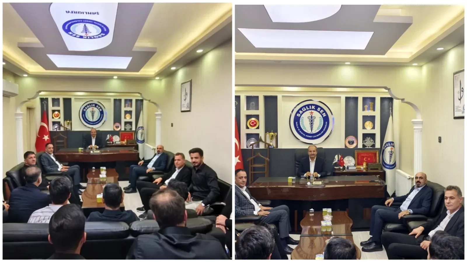 Sağlık-Sen Yönetimi Şanlıurfa’da Sağlık Çalışanlarının Taleplerini Görüştü