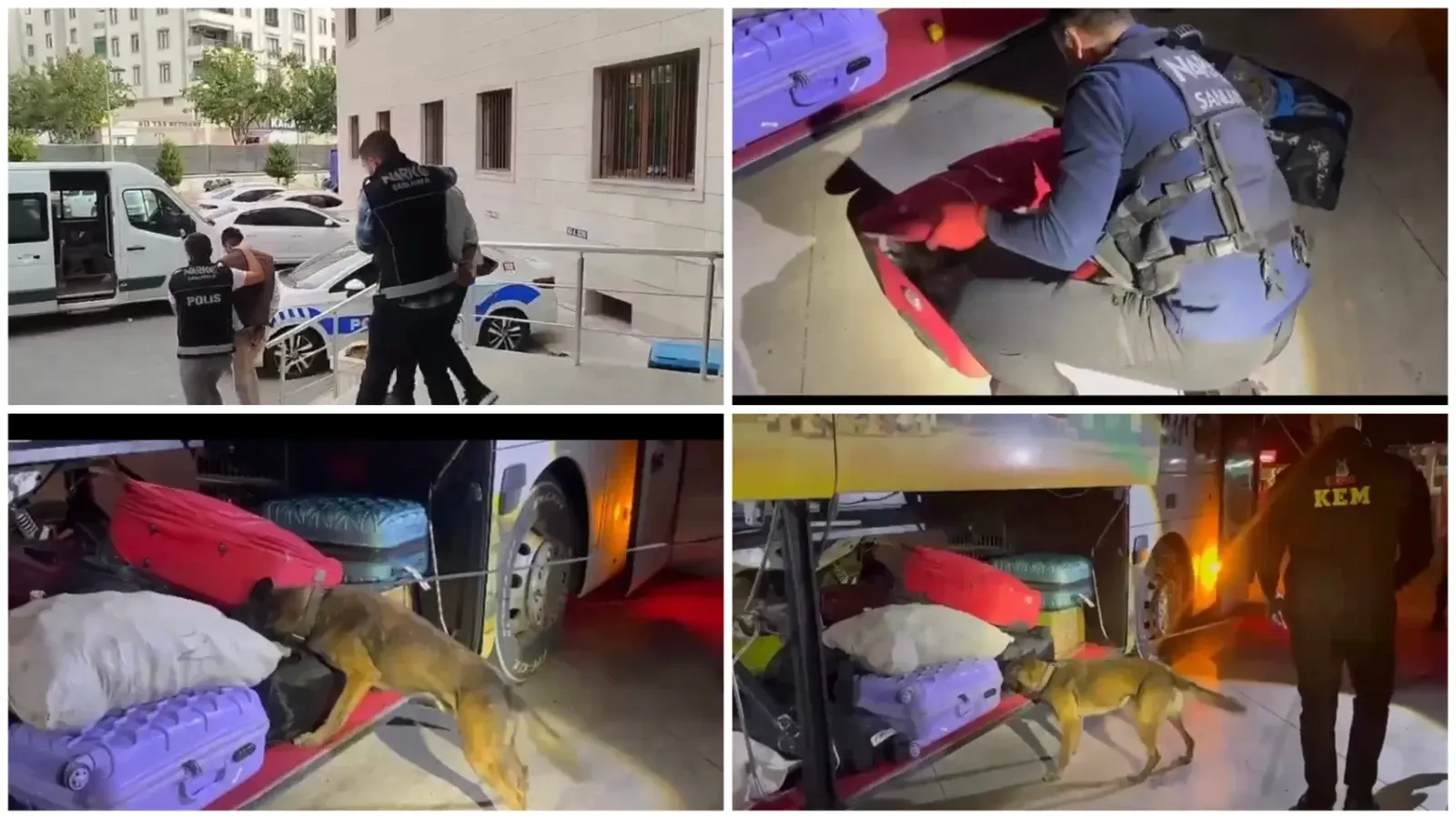 Şanlıurfa ‘da Yolcu Otobüsünde 16 Kilo 400 Gram Skunk Ele Geçirildi: 1 Tutuklama